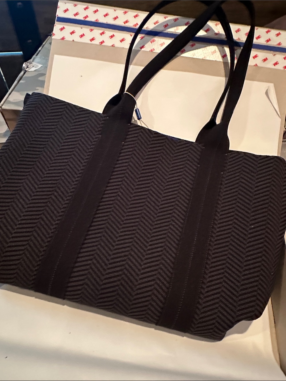 Rothy’s Shadow Black Essential Tote NWT